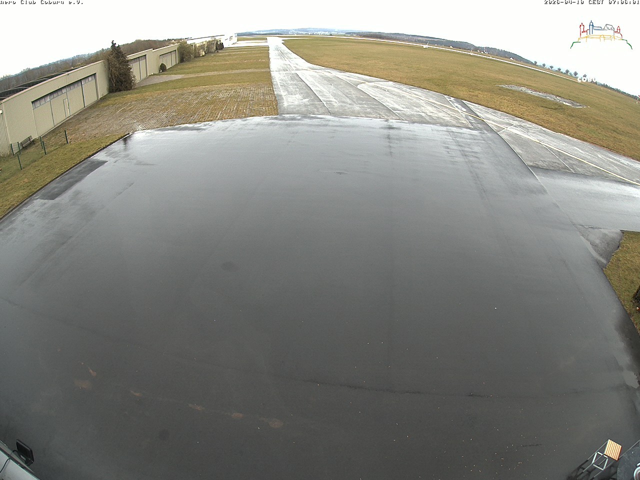 Archiv Foto Webcam Vorfeld Aero Club Coburg