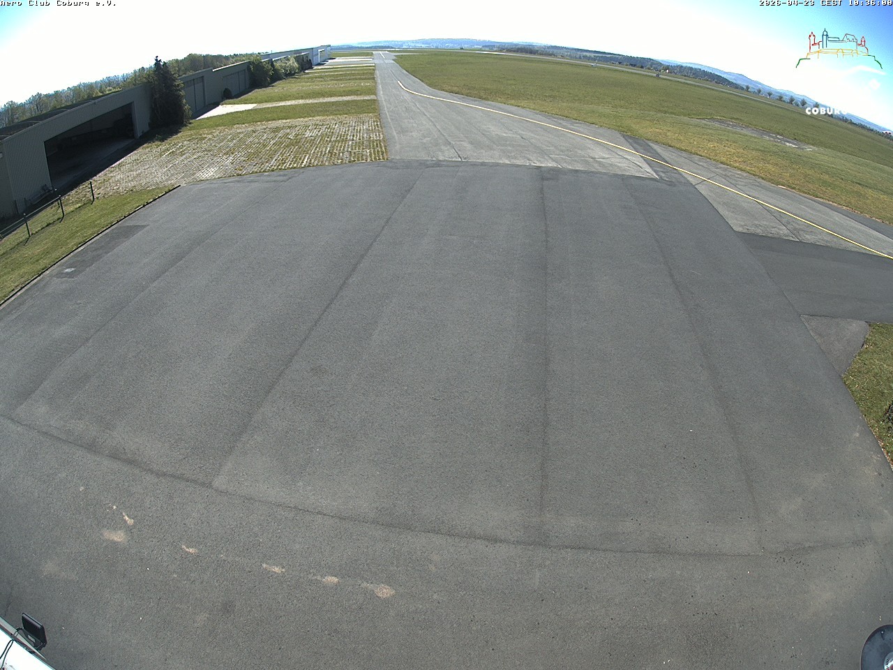 Archiv Foto Webcam Vorfeld Aero Club Coburg