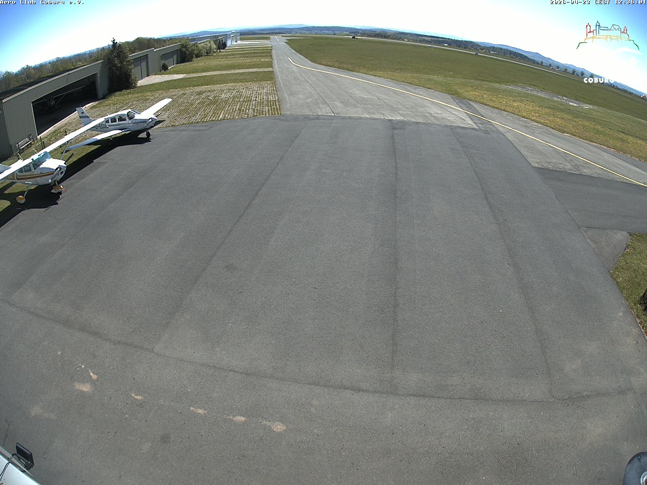 Archiv Foto Webcam Vorfeld Aero Club Coburg