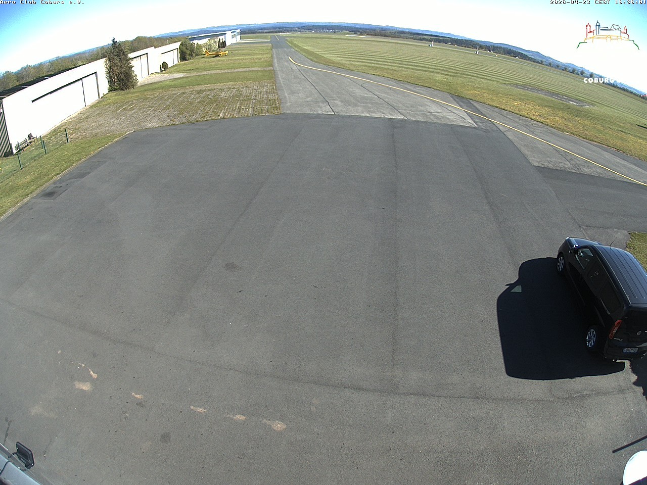 Archiv Foto Webcam Vorfeld Aero Club Coburg