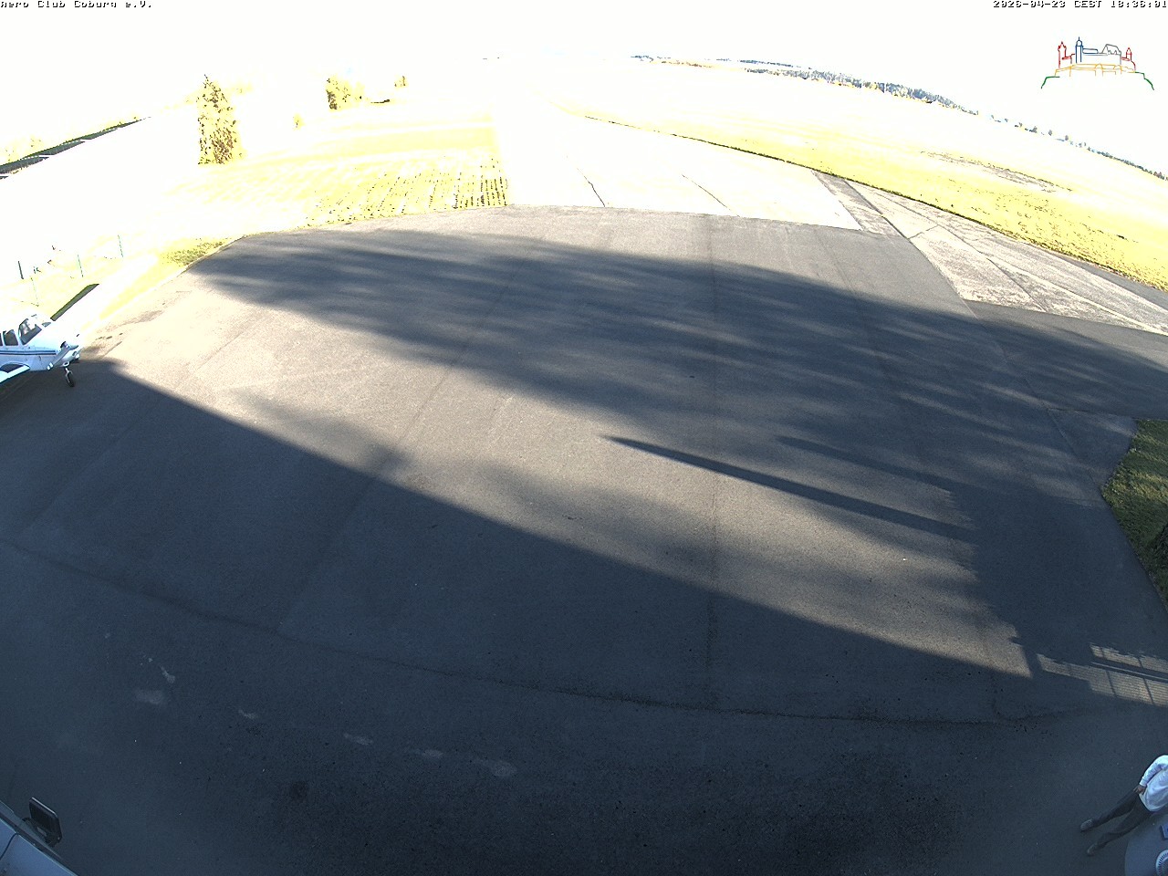 Archiv Foto Webcam Vorfeld Aero Club Coburg