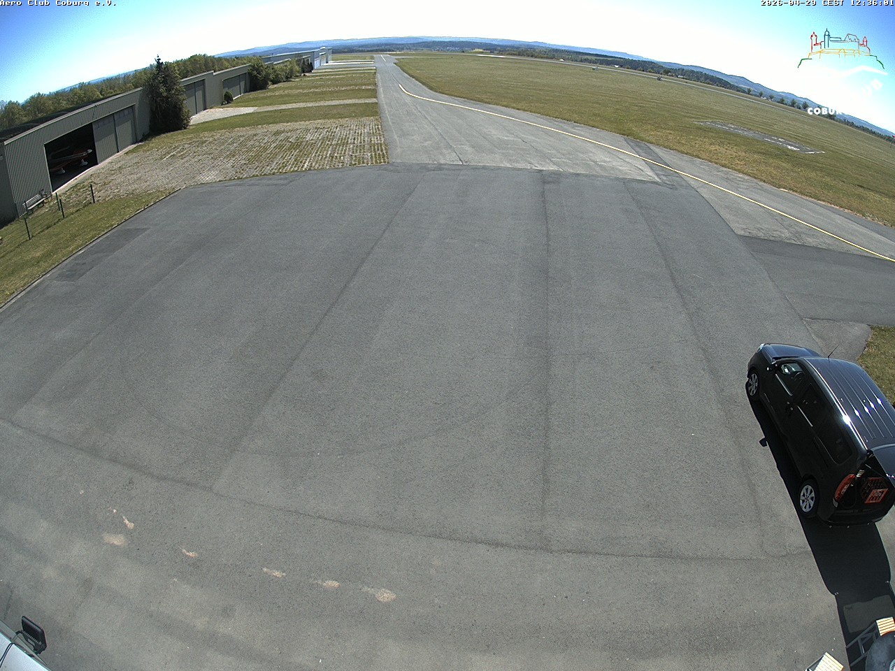 Archiv Foto Webcam Vorfeld Aero Club Coburg