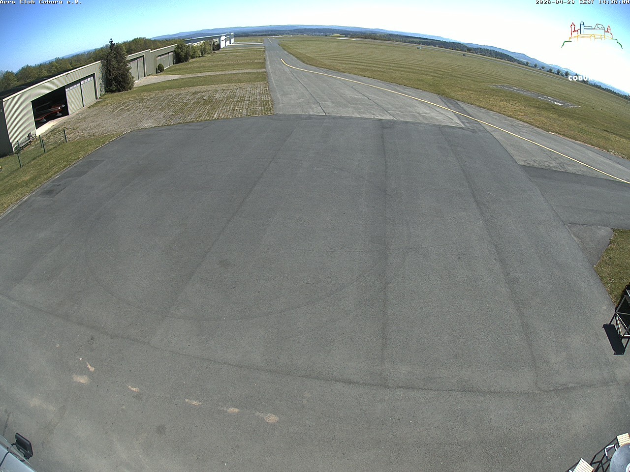 Archiv Foto Webcam Vorfeld Aero Club Coburg