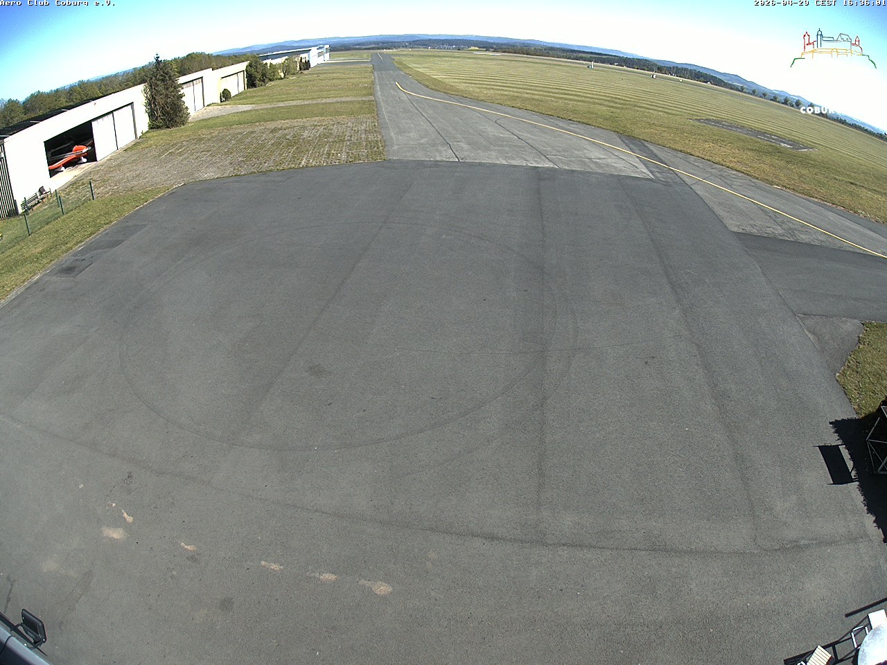 Archiv Foto Webcam Vorfeld Aero Club Coburg