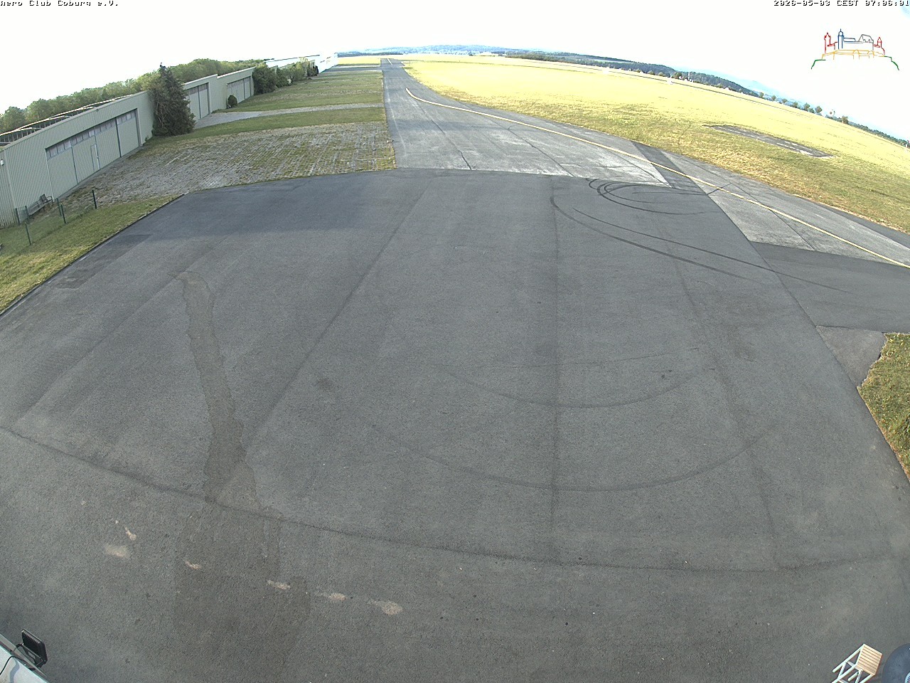 Archiv Foto Webcam Vorfeld Aero Club Coburg