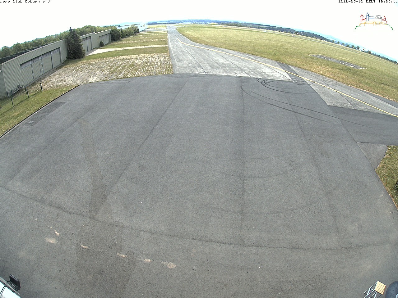 Archiv Foto Webcam Vorfeld Aero Club Coburg