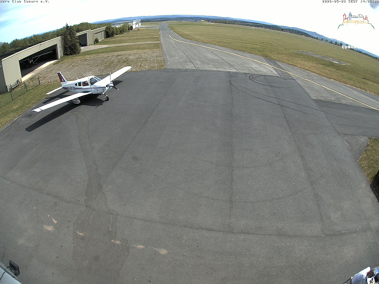 Archiv Foto Webcam Vorfeld Aero Club Coburg