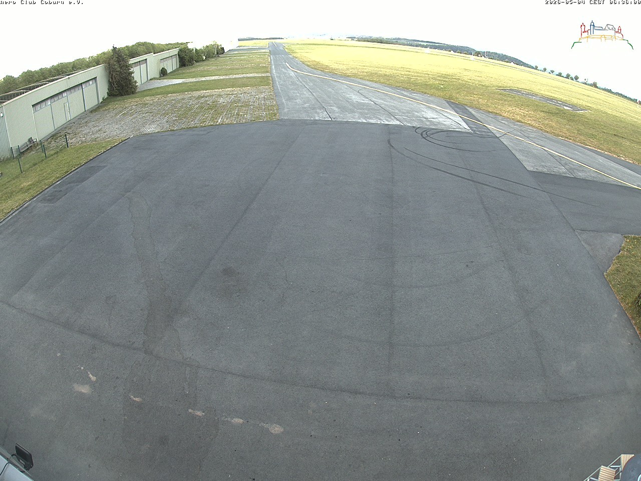 Archiv Foto Webcam Vorfeld Aero Club Coburg