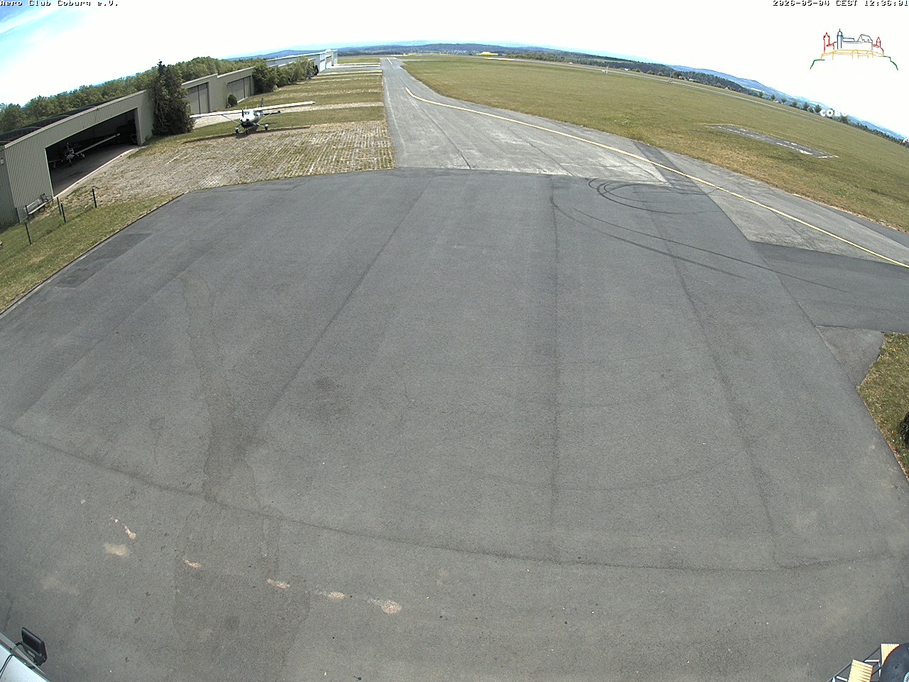 Archiv Foto Webcam Vorfeld Aero Club Coburg