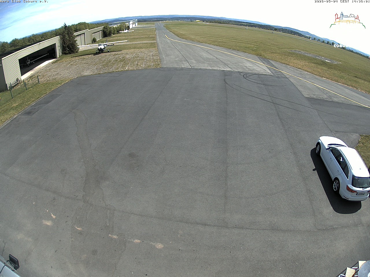 Archiv Foto Webcam Vorfeld Aero Club Coburg