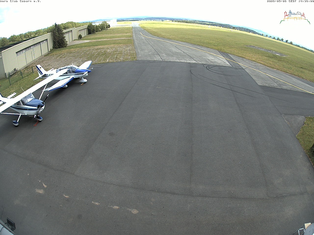 Archiv Foto Webcam Vorfeld Aero Club Coburg
