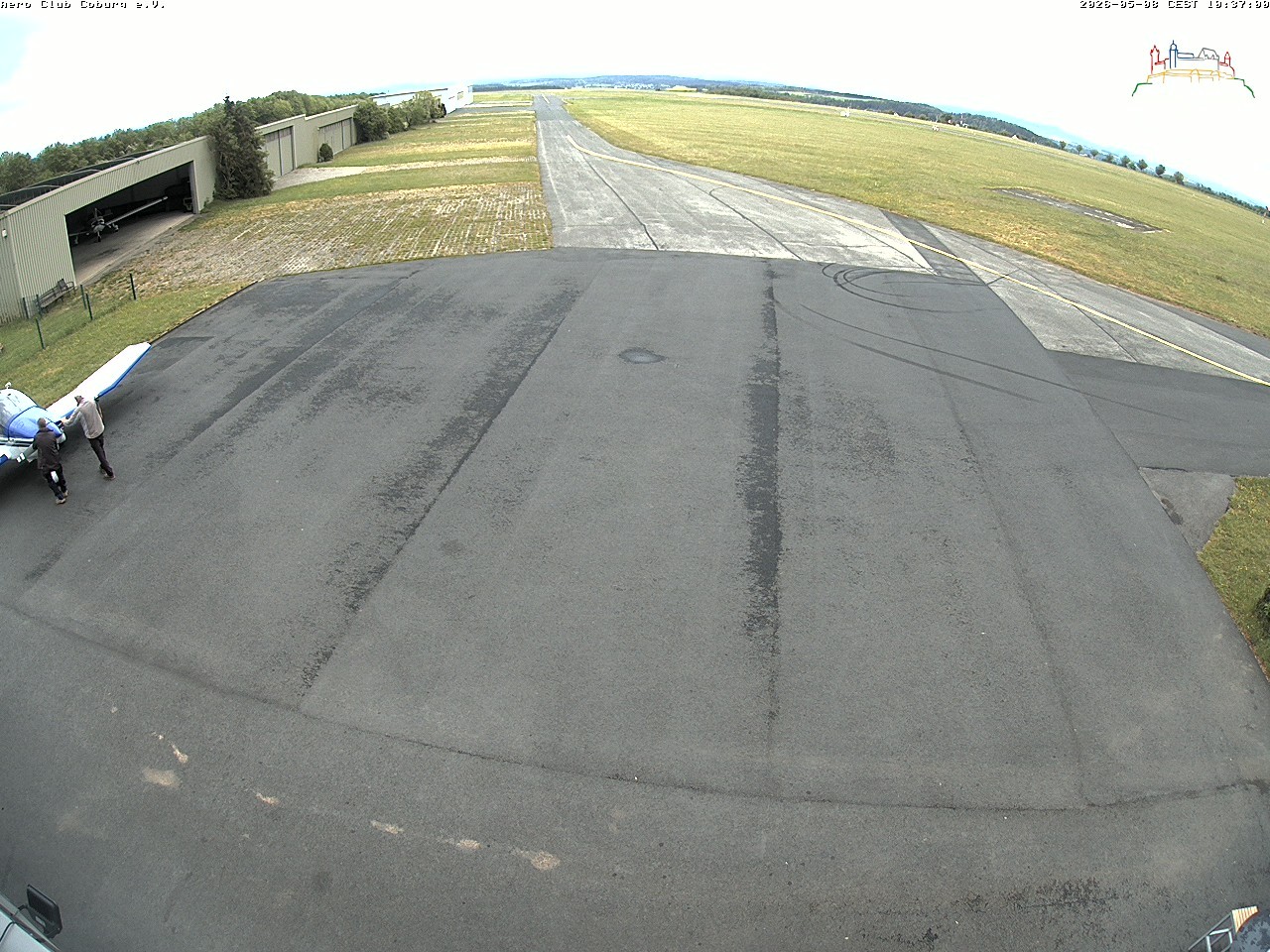 Archived image Webcam Aero Club Coburg