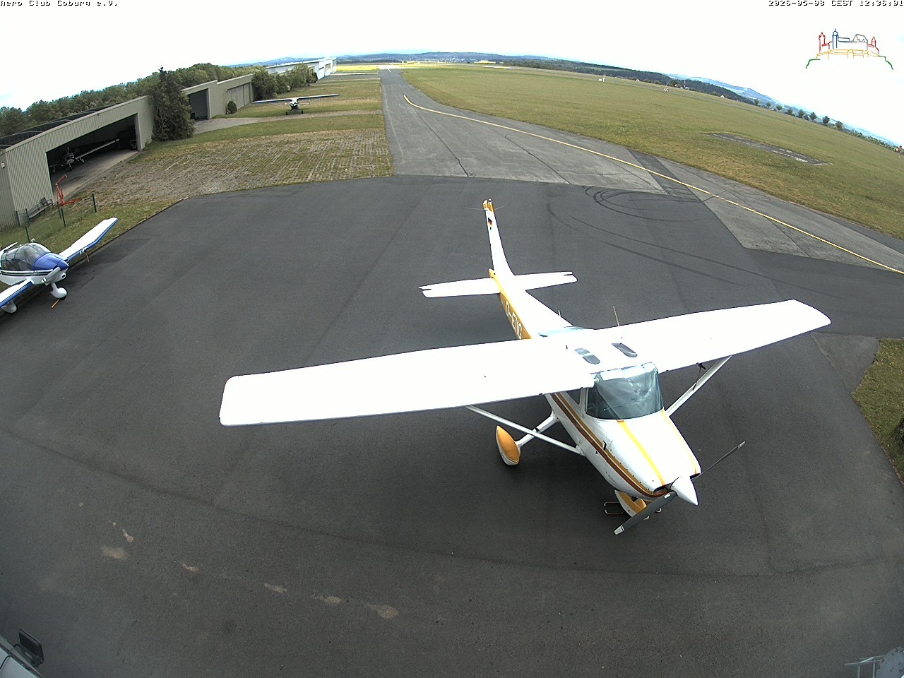 Archived image Webcam Aero Club Coburg