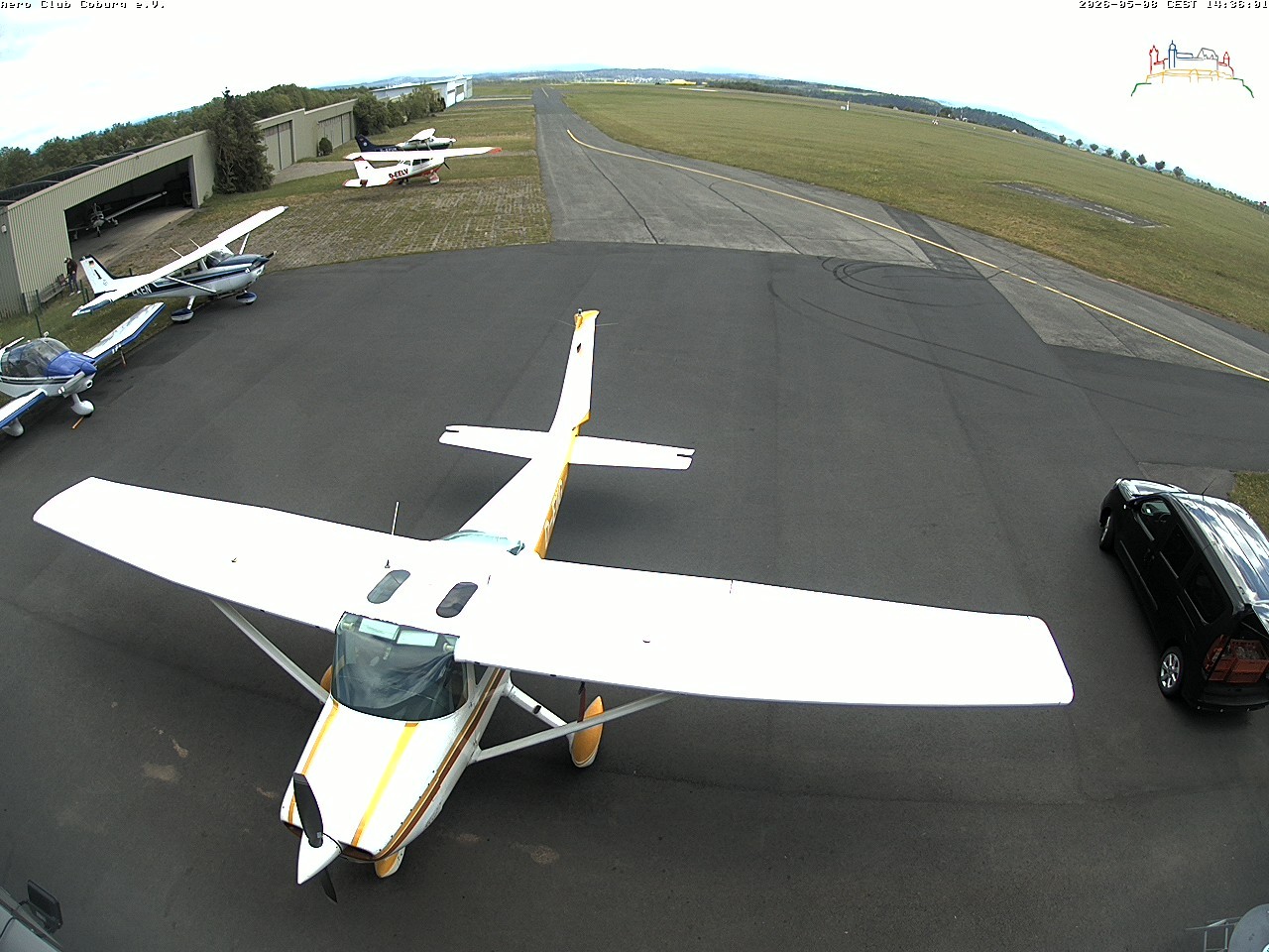 Archived image Webcam Aero Club Coburg