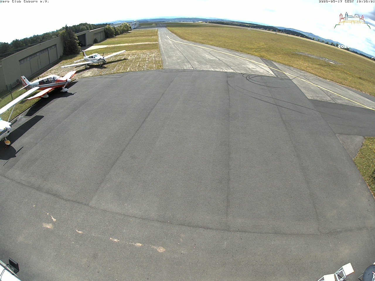 Archiv Foto Webcam Vorfeld Aero Club Coburg