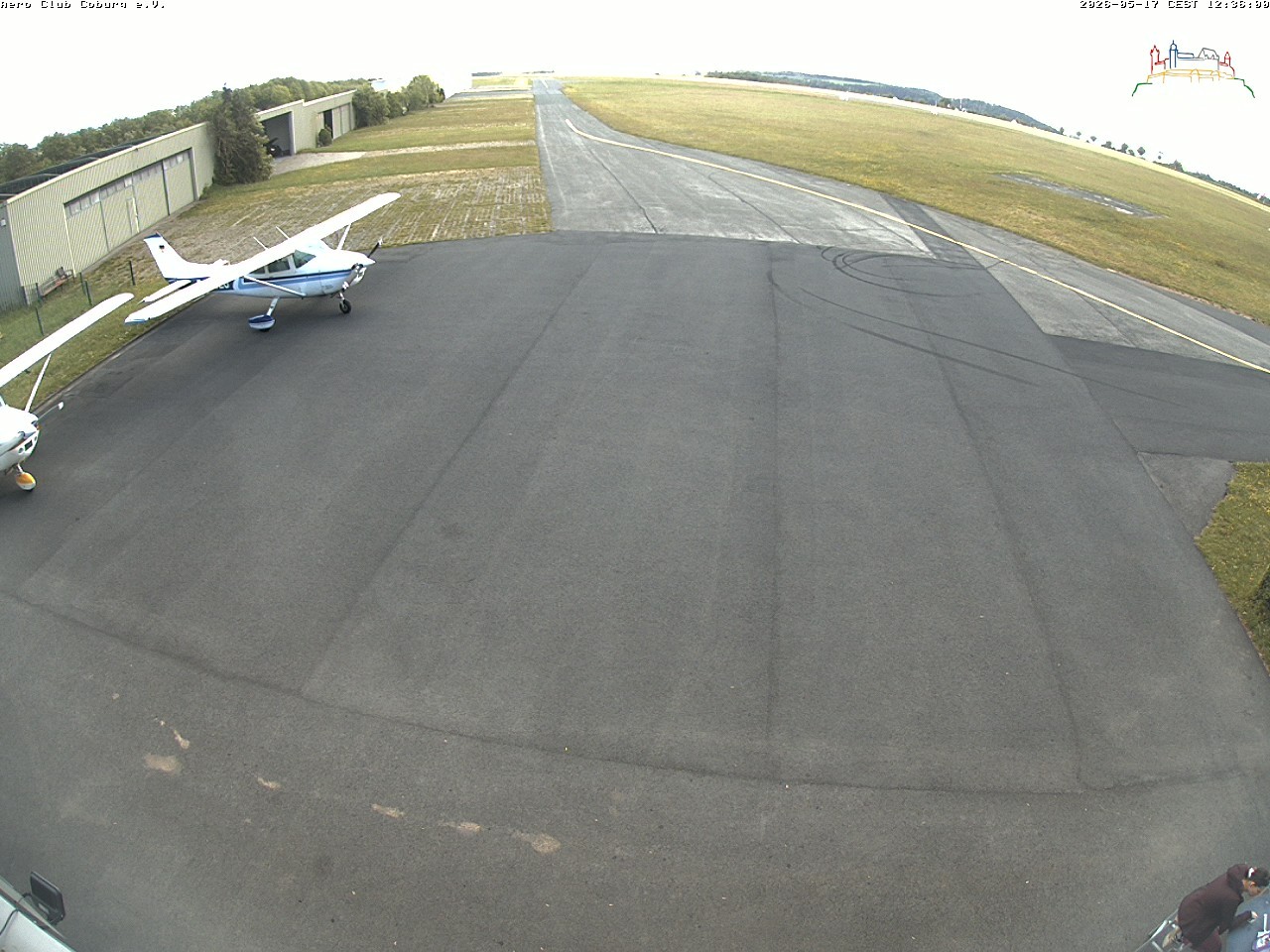 Archiv Foto Webcam Vorfeld Aero Club Coburg