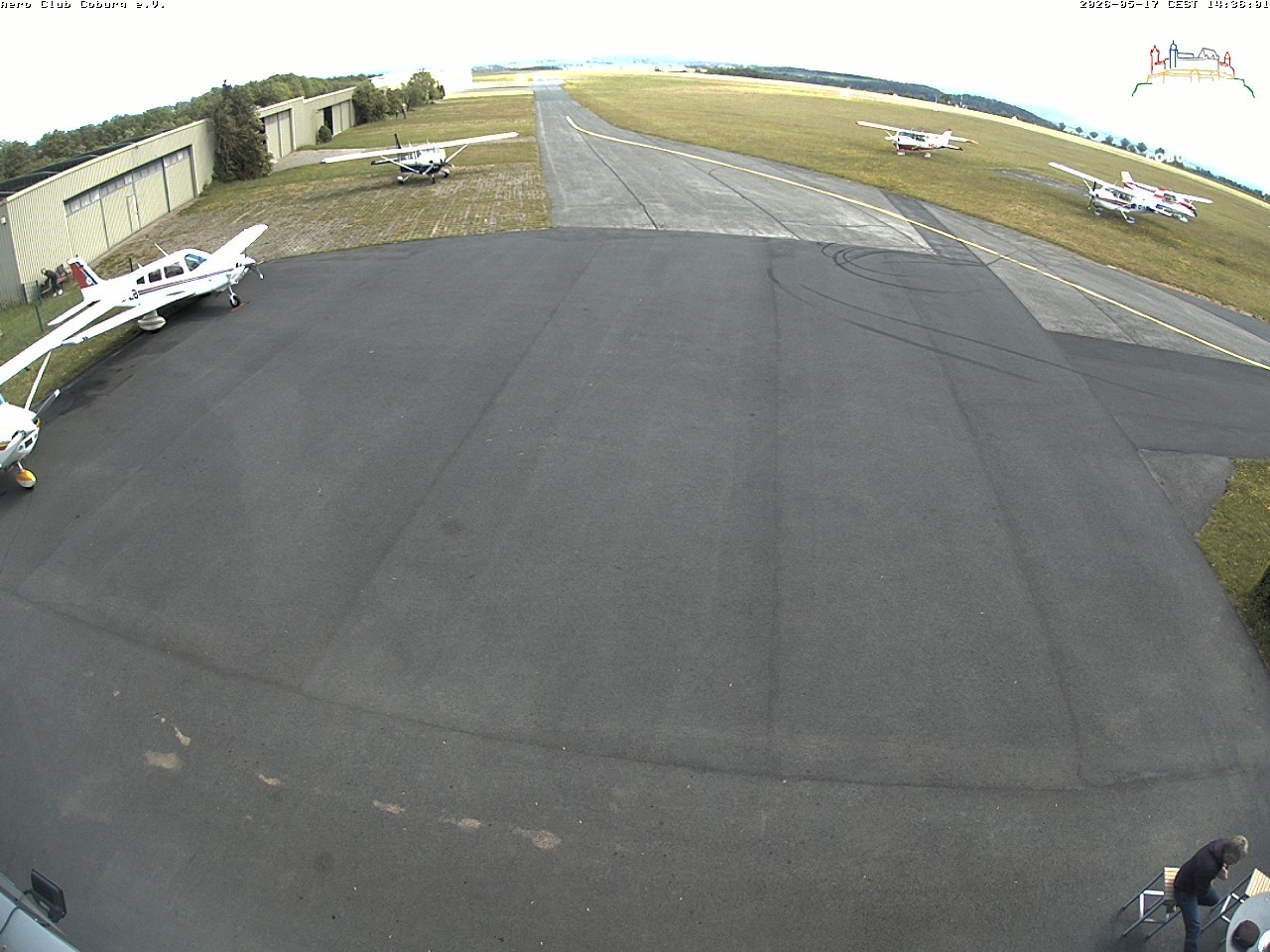 Archiv Foto Webcam Vorfeld Aero Club Coburg