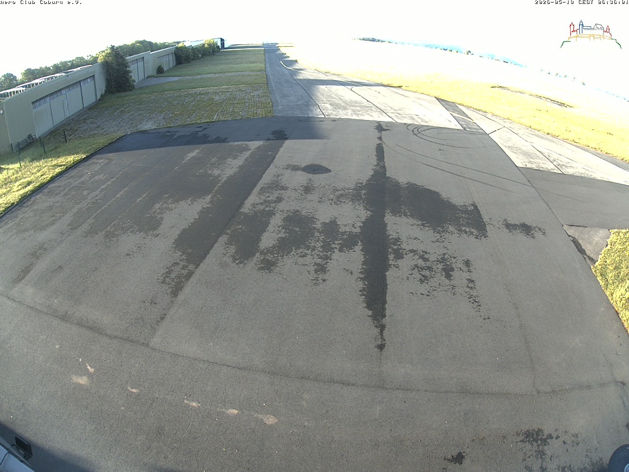 Archiv Foto Webcam Vorfeld Aero Club Coburg