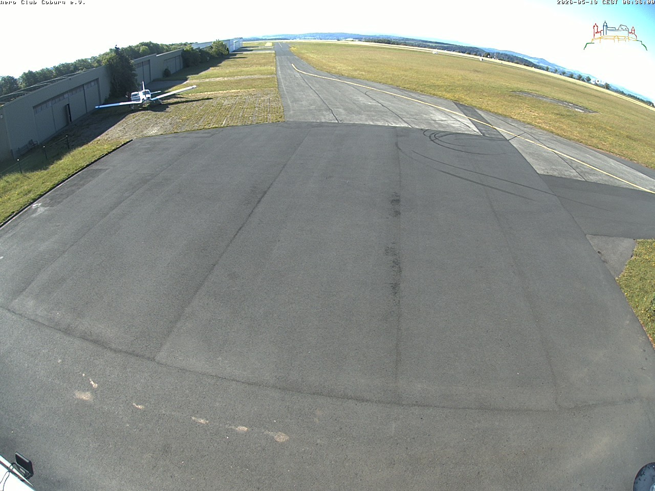 Archiv Foto Webcam Vorfeld Aero Club Coburg