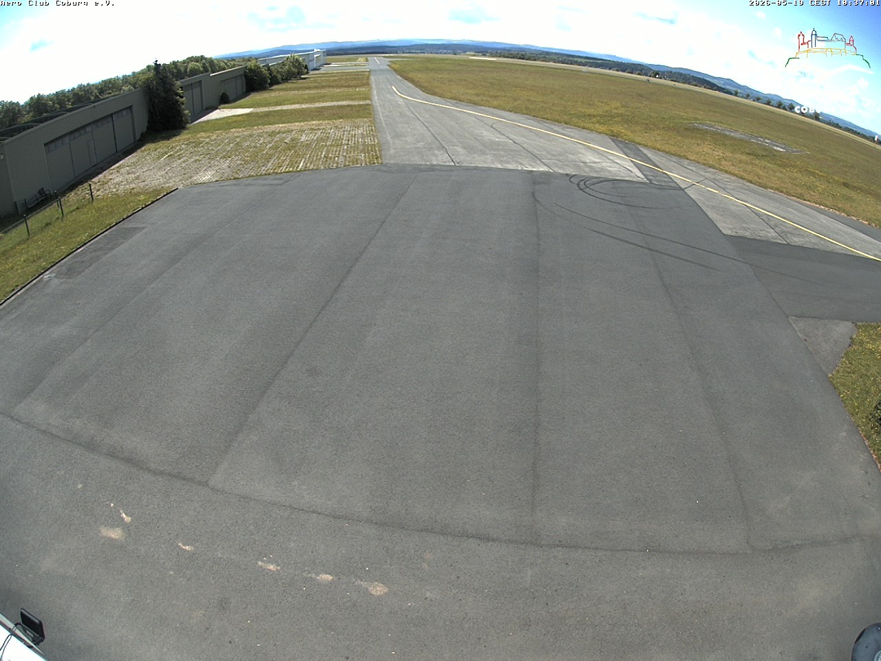Archiv Foto Webcam Vorfeld Aero Club Coburg