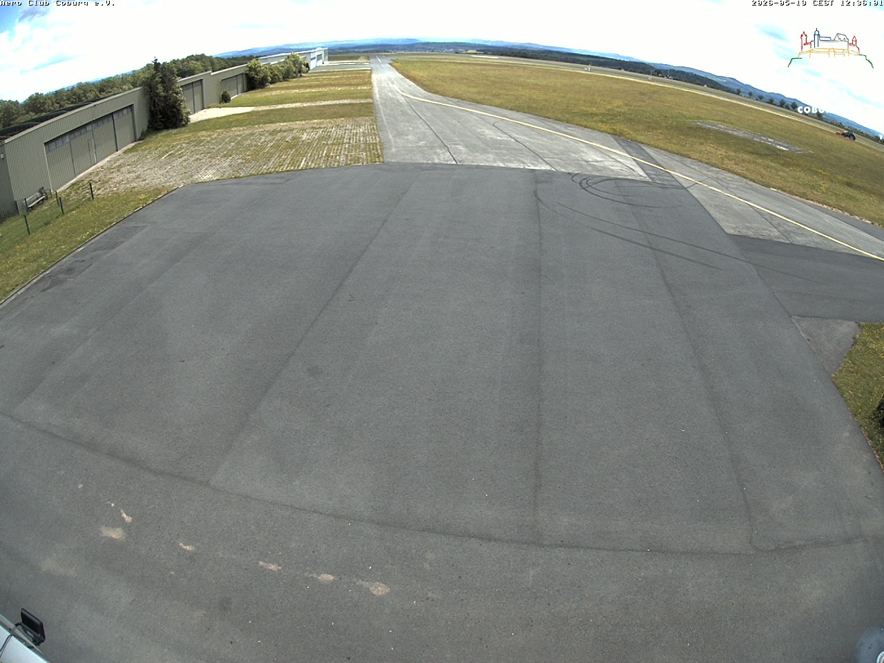 Archiv Foto Webcam Vorfeld Aero Club Coburg