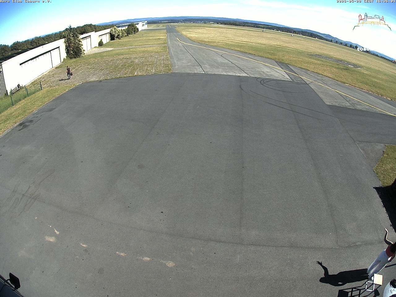 Archived image Webcam Aero Club Coburg