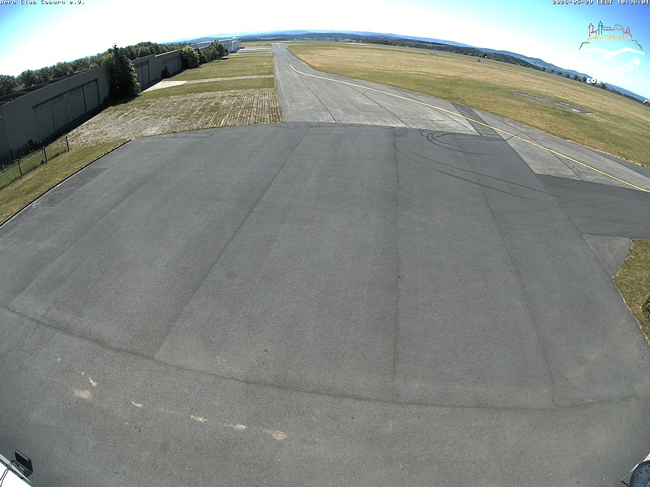 Archiv Foto Webcam Vorfeld Aero Club Coburg