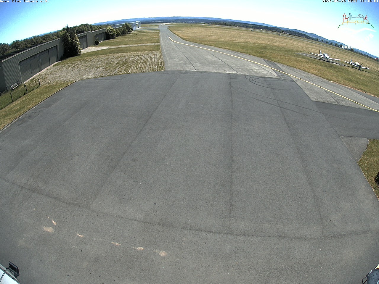 Archiv Foto Webcam Vorfeld Aero Club Coburg