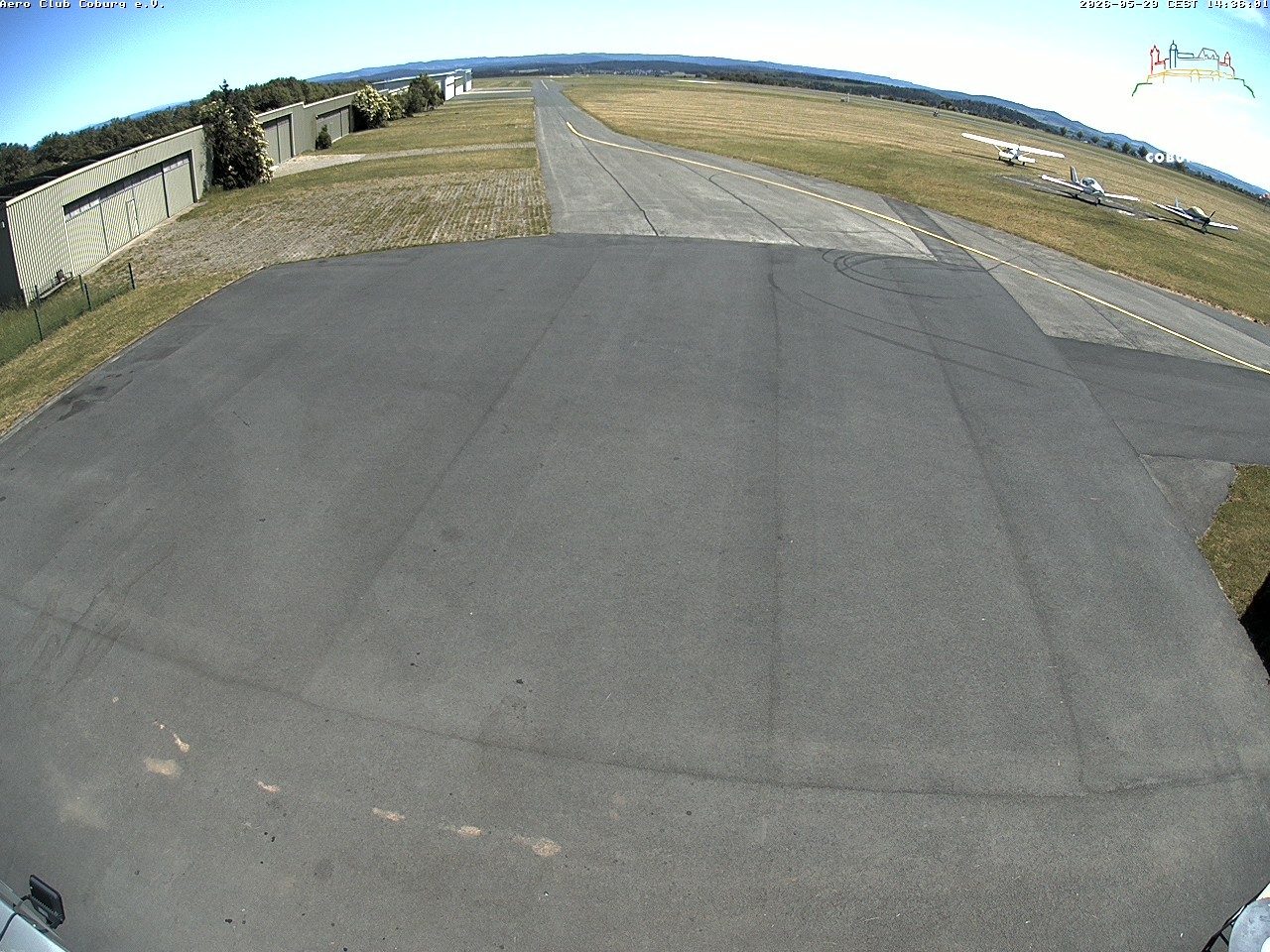 Archiv Foto Webcam Vorfeld Aero Club Coburg