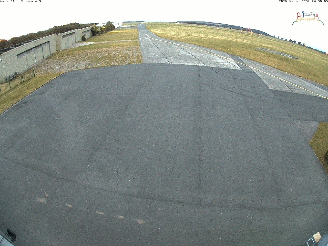 Archiv Foto Webcam Vorfeld Aero Club Coburg