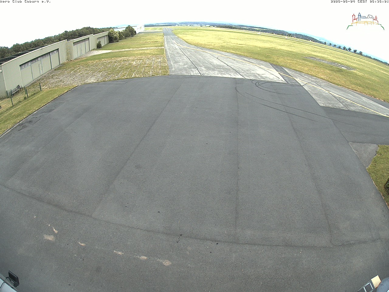 Archiv Foto Webcam Vorfeld Aero Club Coburg