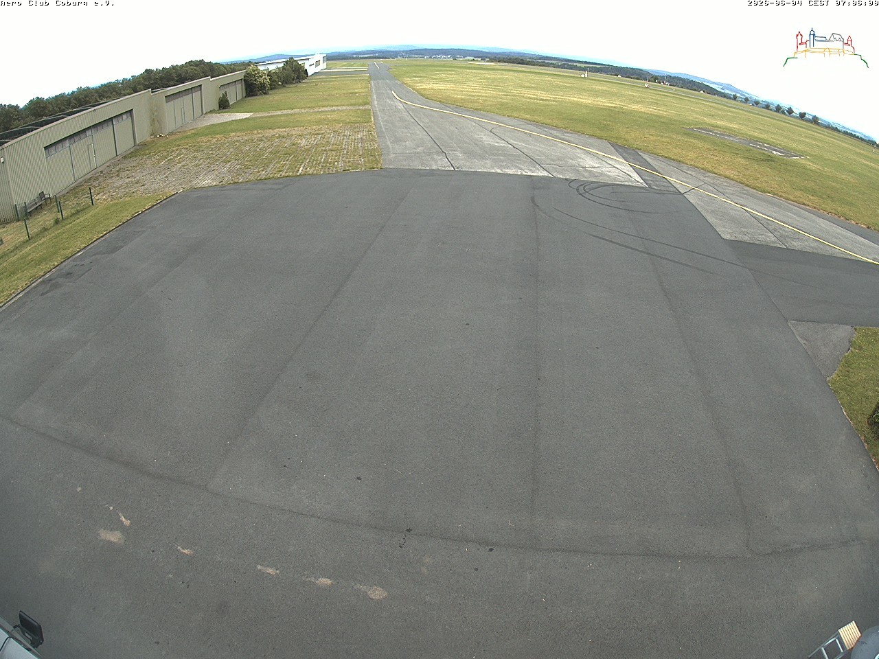 Archiv Foto Webcam Vorfeld Aero Club Coburg