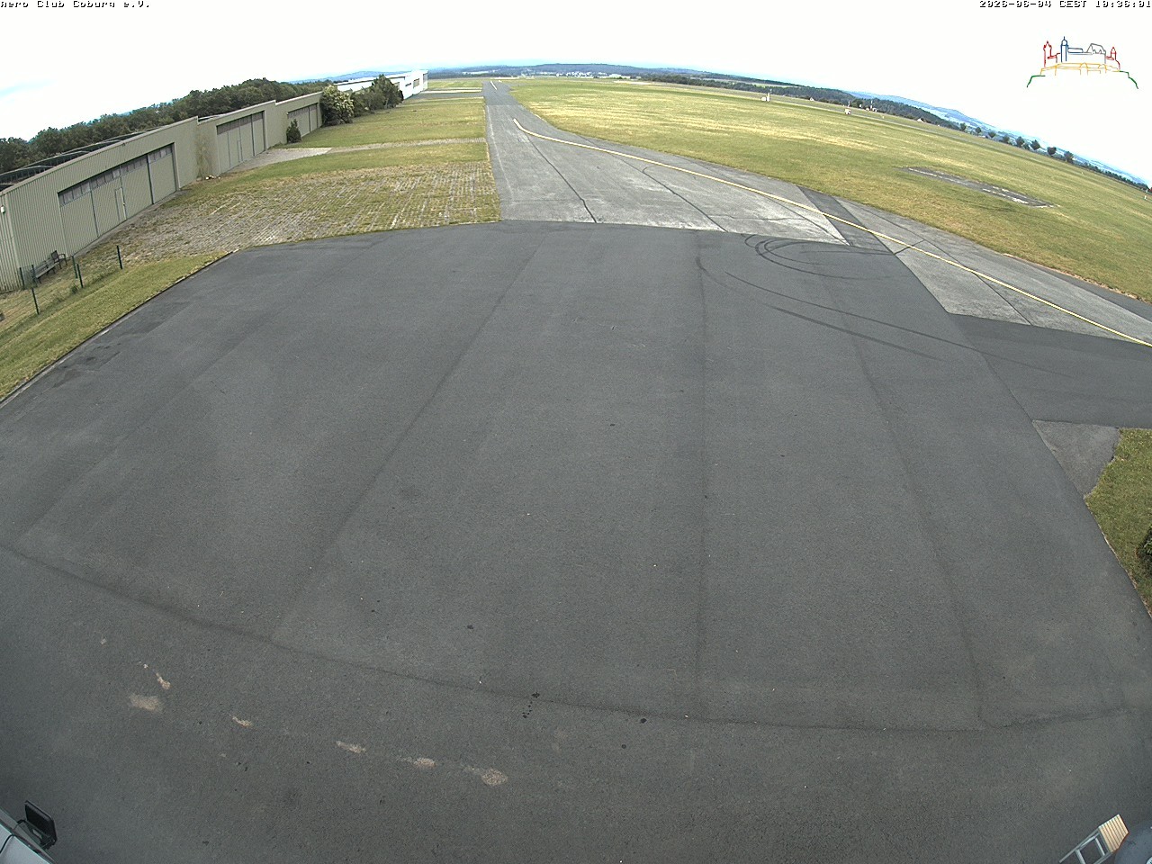 Archiv Foto Webcam Vorfeld Aero Club Coburg