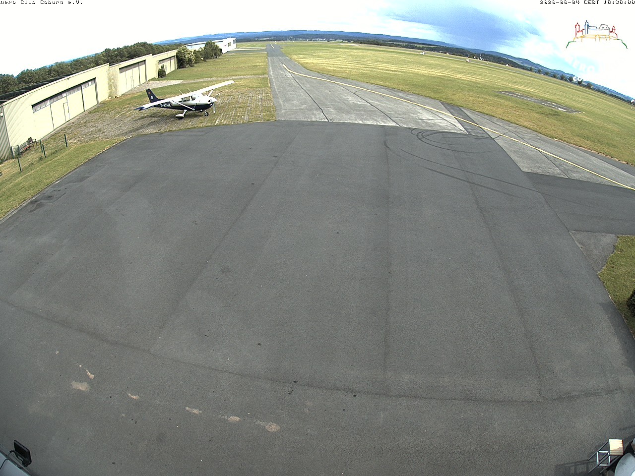 Archiv Foto Webcam Vorfeld Aero Club Coburg