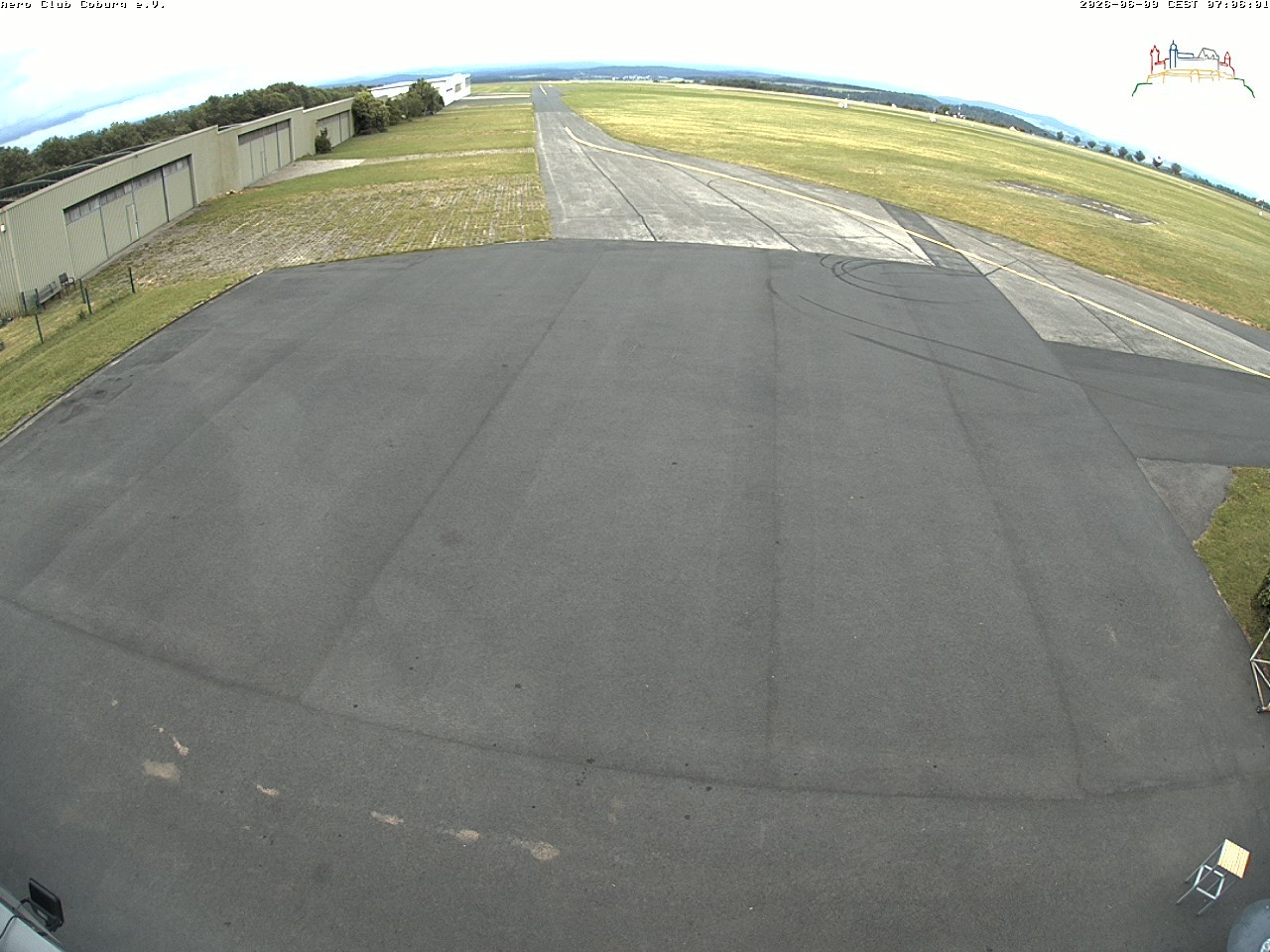 Archiv Foto Webcam Vorfeld Aero Club Coburg