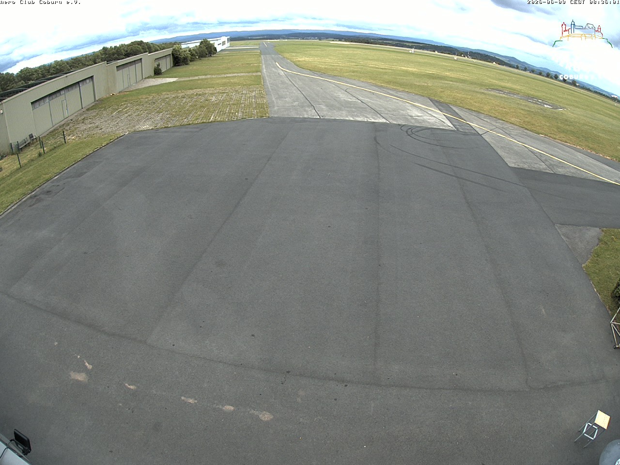 Archiv Foto Webcam Vorfeld Aero Club Coburg