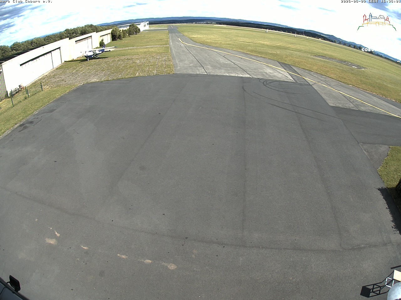 Archiv Foto Webcam Vorfeld Aero Club Coburg