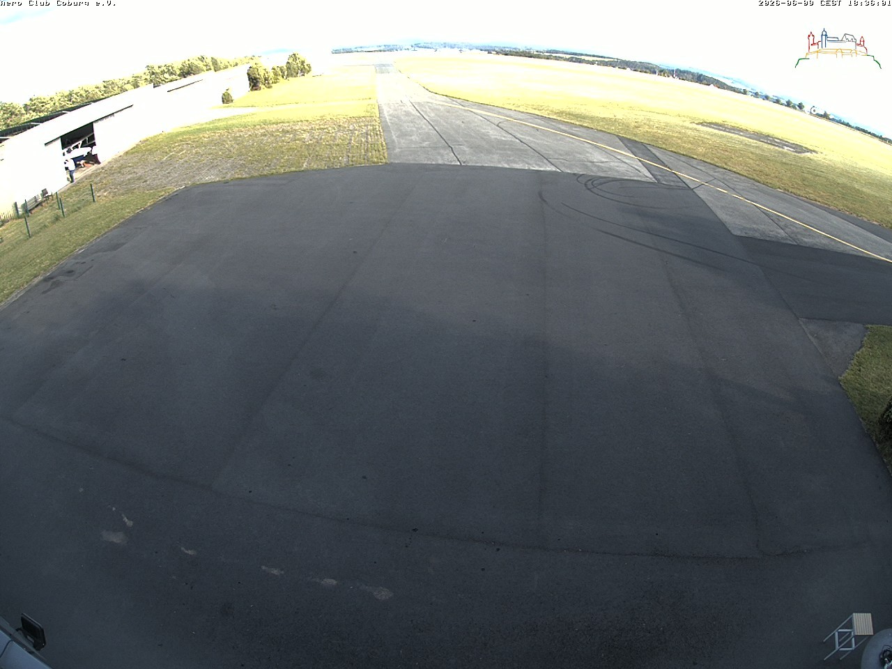 Archiv Foto Webcam Vorfeld Aero Club Coburg