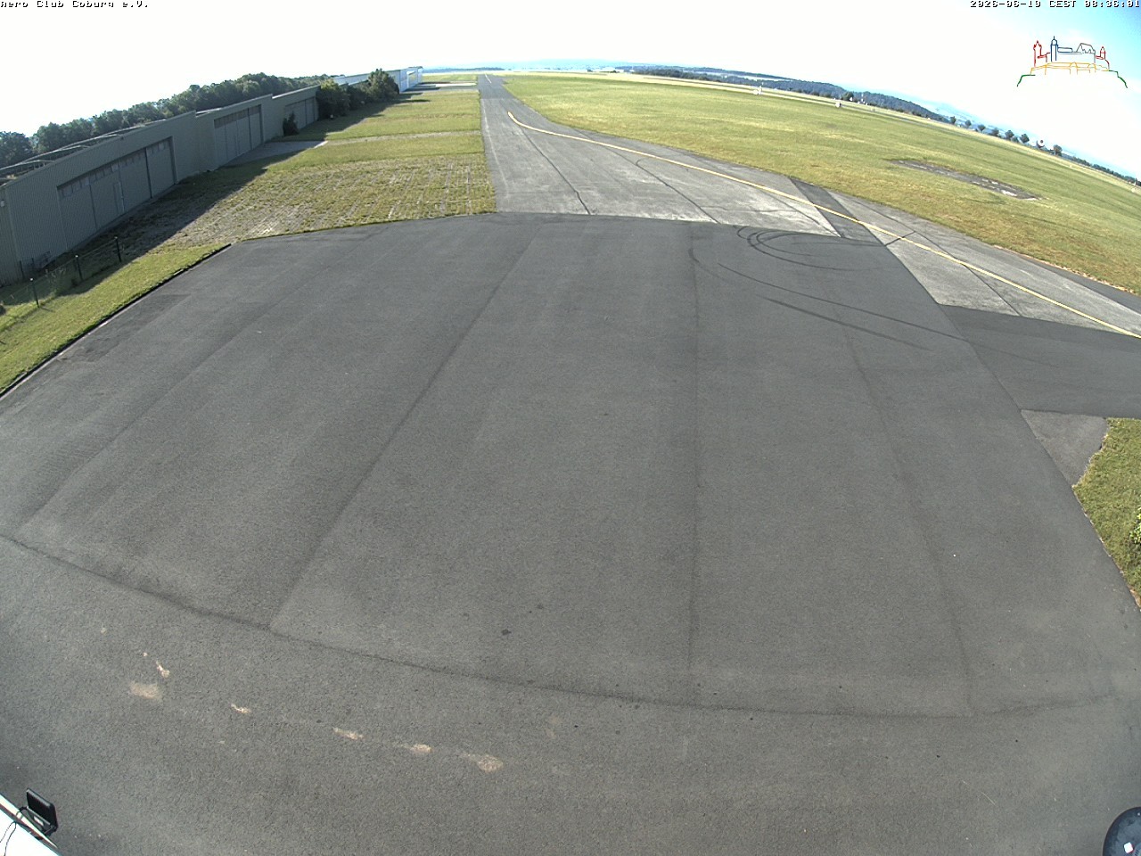Archiv Foto Webcam Vorfeld Aero Club Coburg
