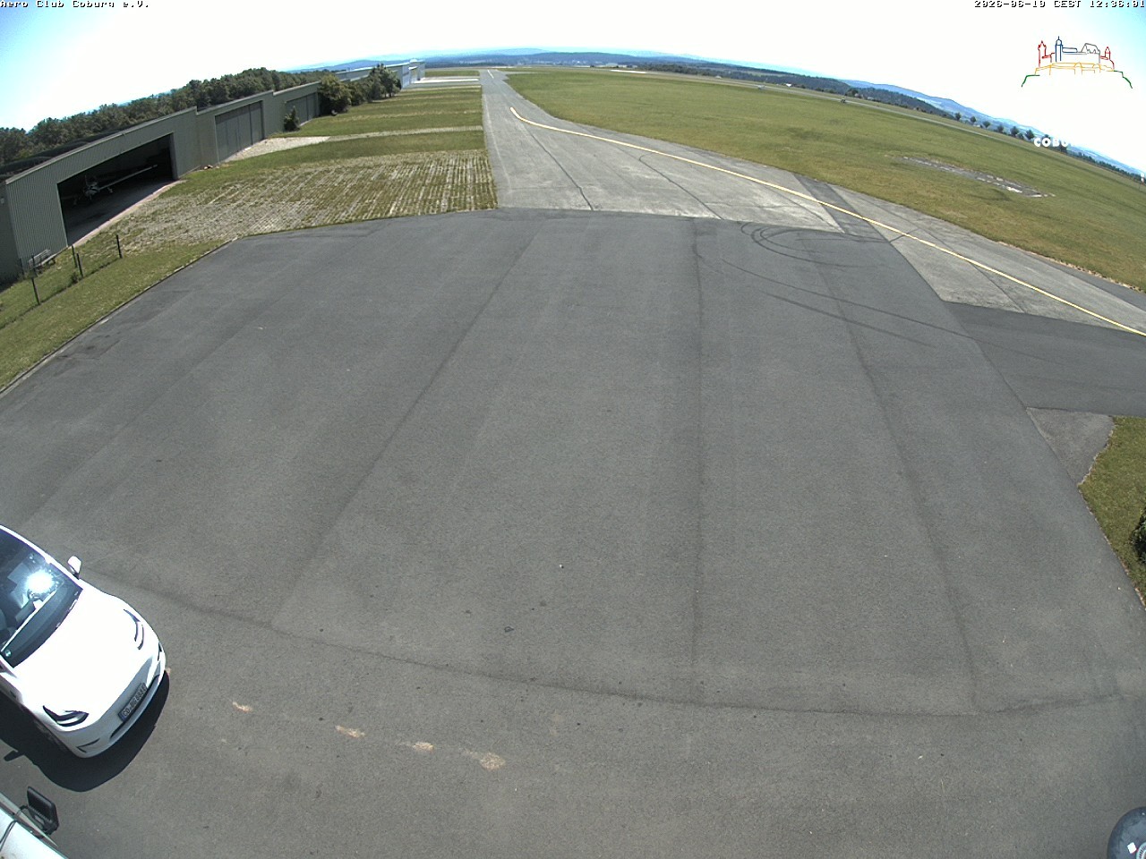 Archiv Foto Webcam Vorfeld Aero Club Coburg
