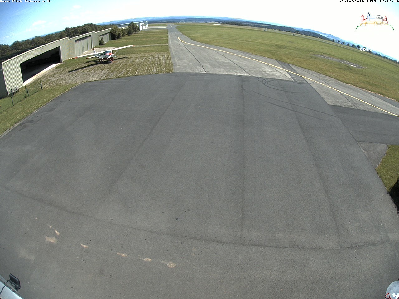 Archiv Foto Webcam Vorfeld Aero Club Coburg
