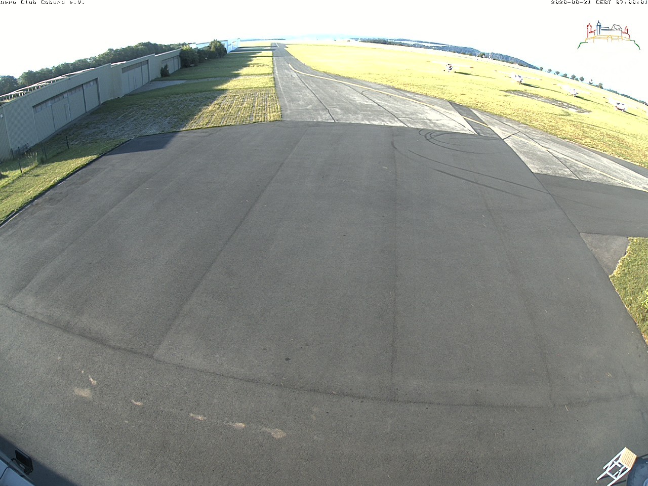 Archiv Foto Webcam Vorfeld Aero Club Coburg