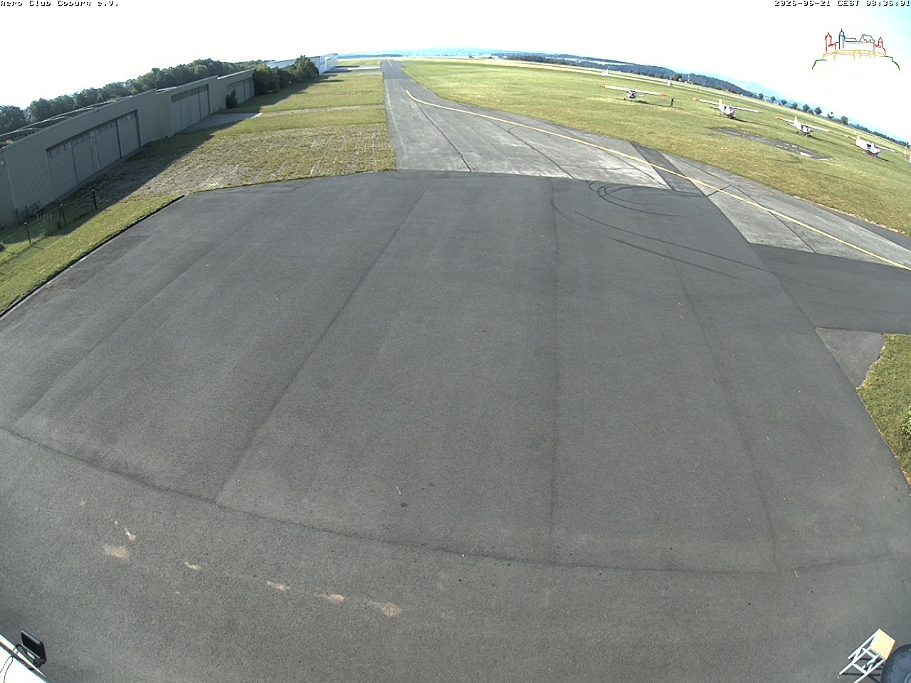 Archiv Foto Webcam Vorfeld Aero Club Coburg