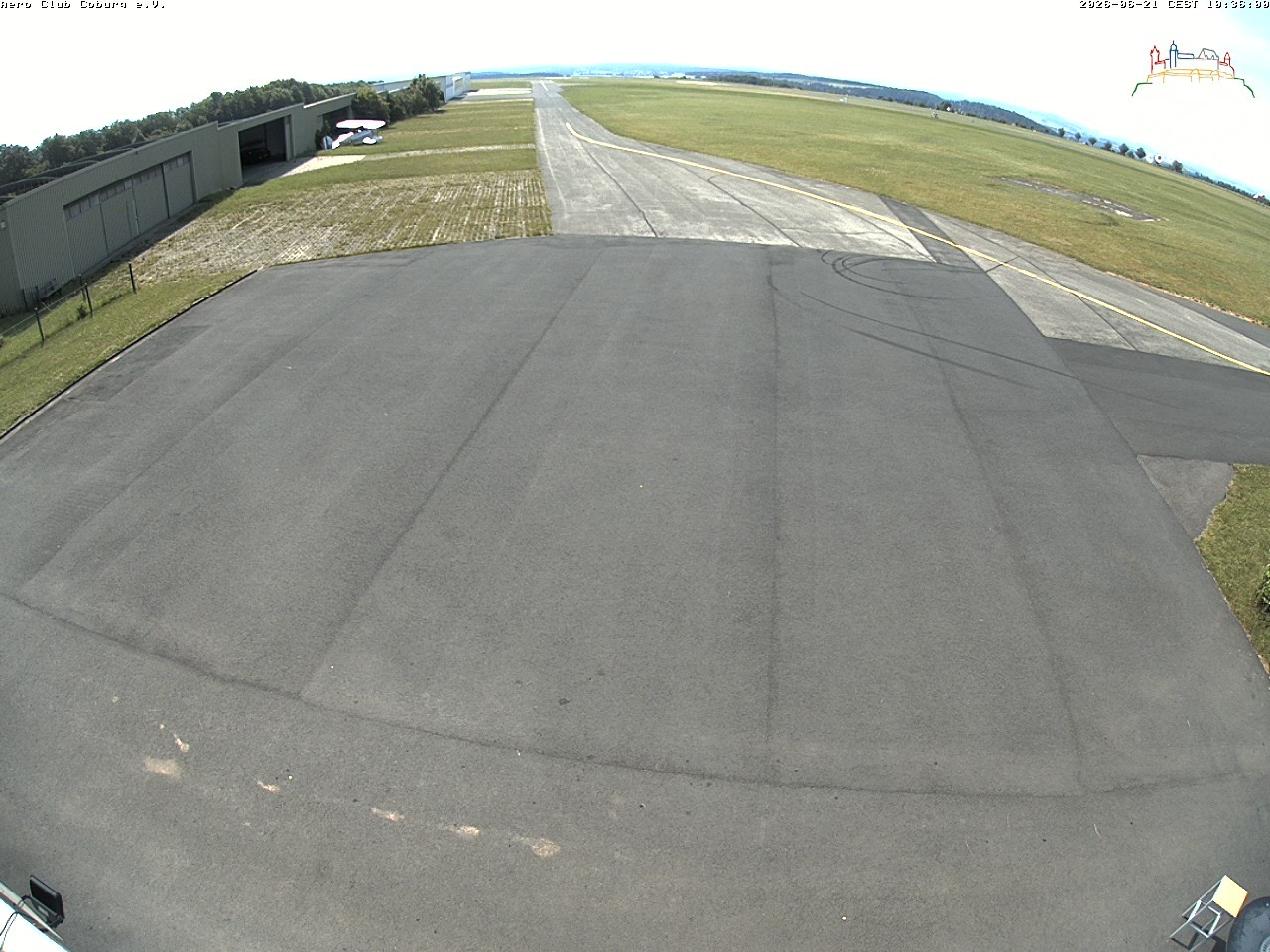 Archiv Foto Webcam Vorfeld Aero Club Coburg