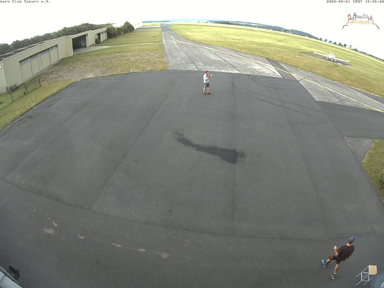 Archived image Webcam Aero Club Coburg