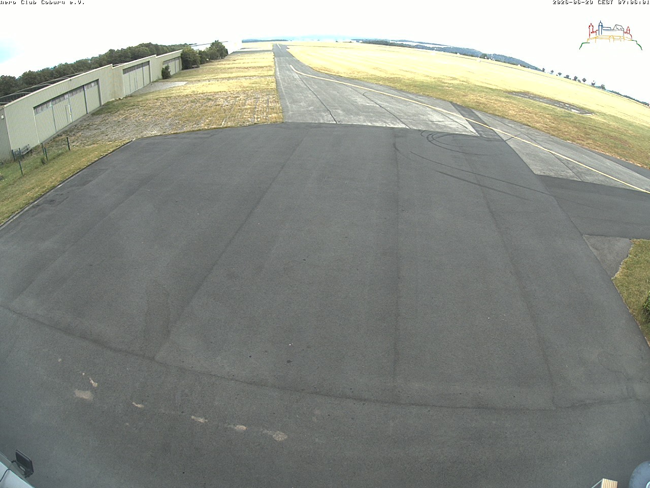 Archiv Foto Webcam Vorfeld Aero Club Coburg