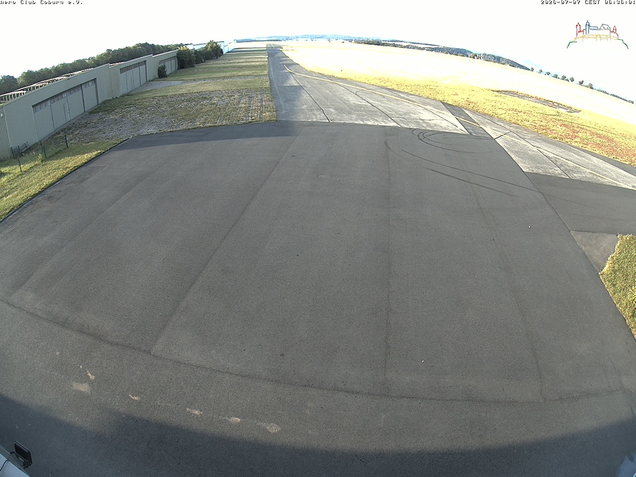 Archiv Foto Webcam Vorfeld Aero Club Coburg