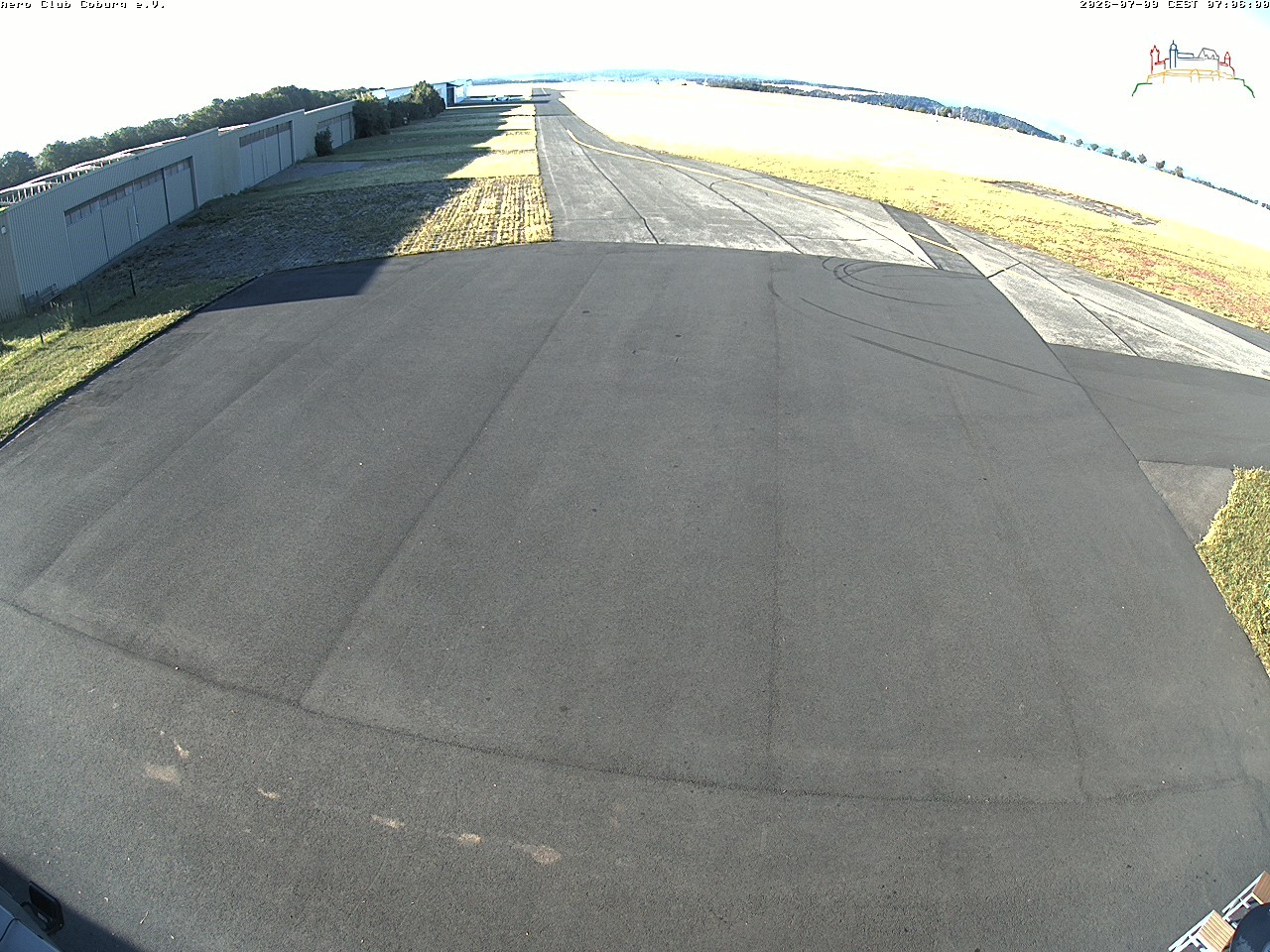 Archiv Foto Webcam Vorfeld Aero Club Coburg
