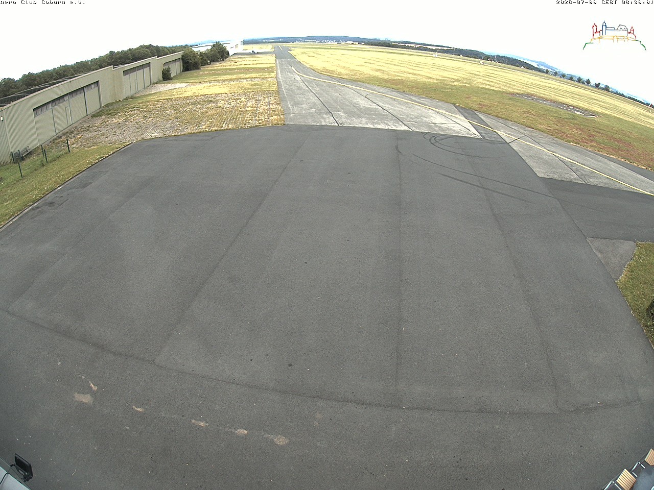 Archiv Foto Webcam Vorfeld Aero Club Coburg