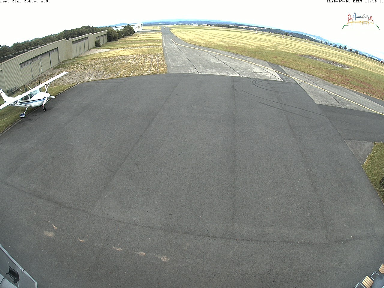 Archiv Foto Webcam Vorfeld Aero Club Coburg